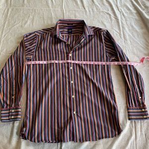 Gap Fitted Premium Shirt, Size Large, Mens 16-16.5